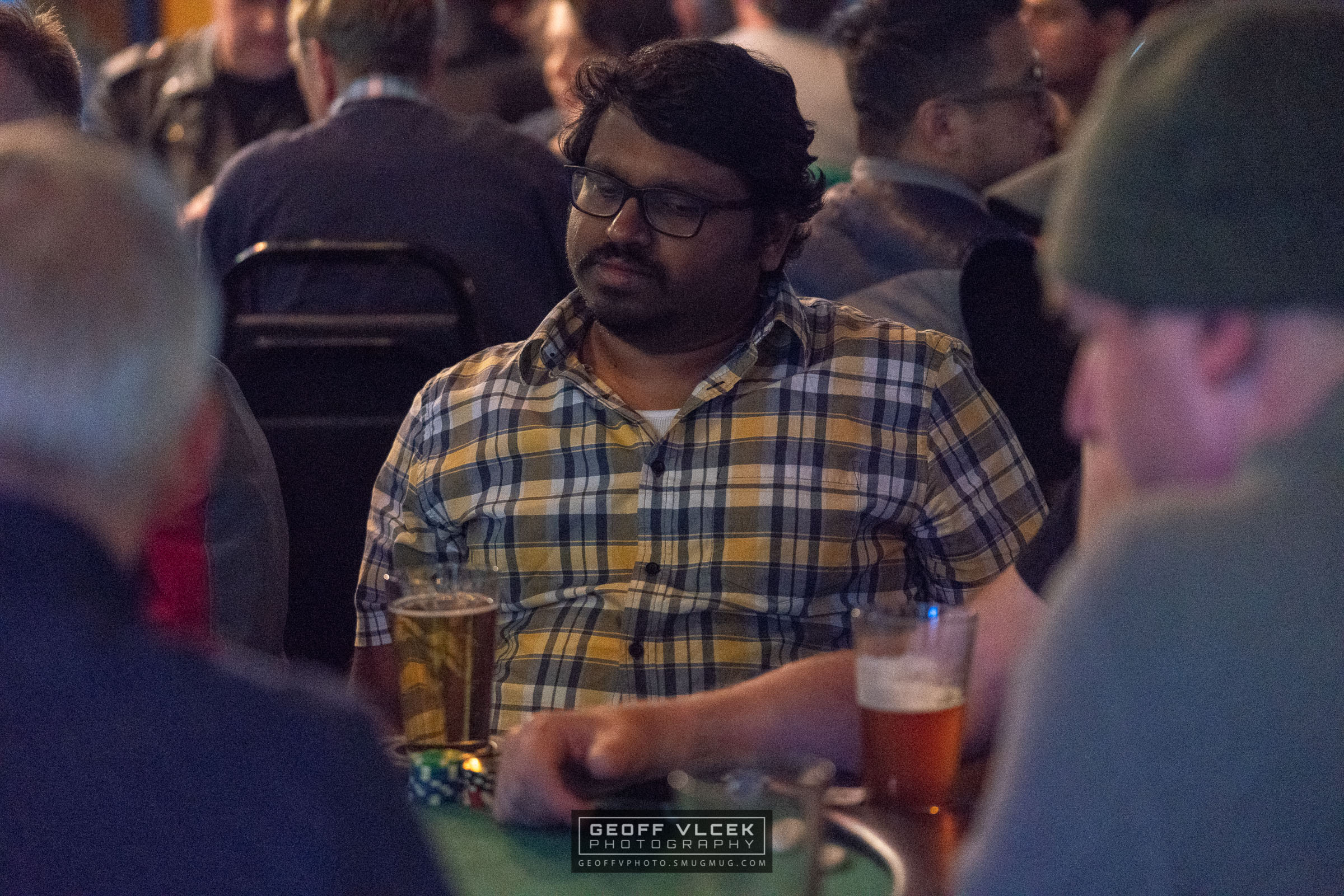 A player focused on the anniversary game