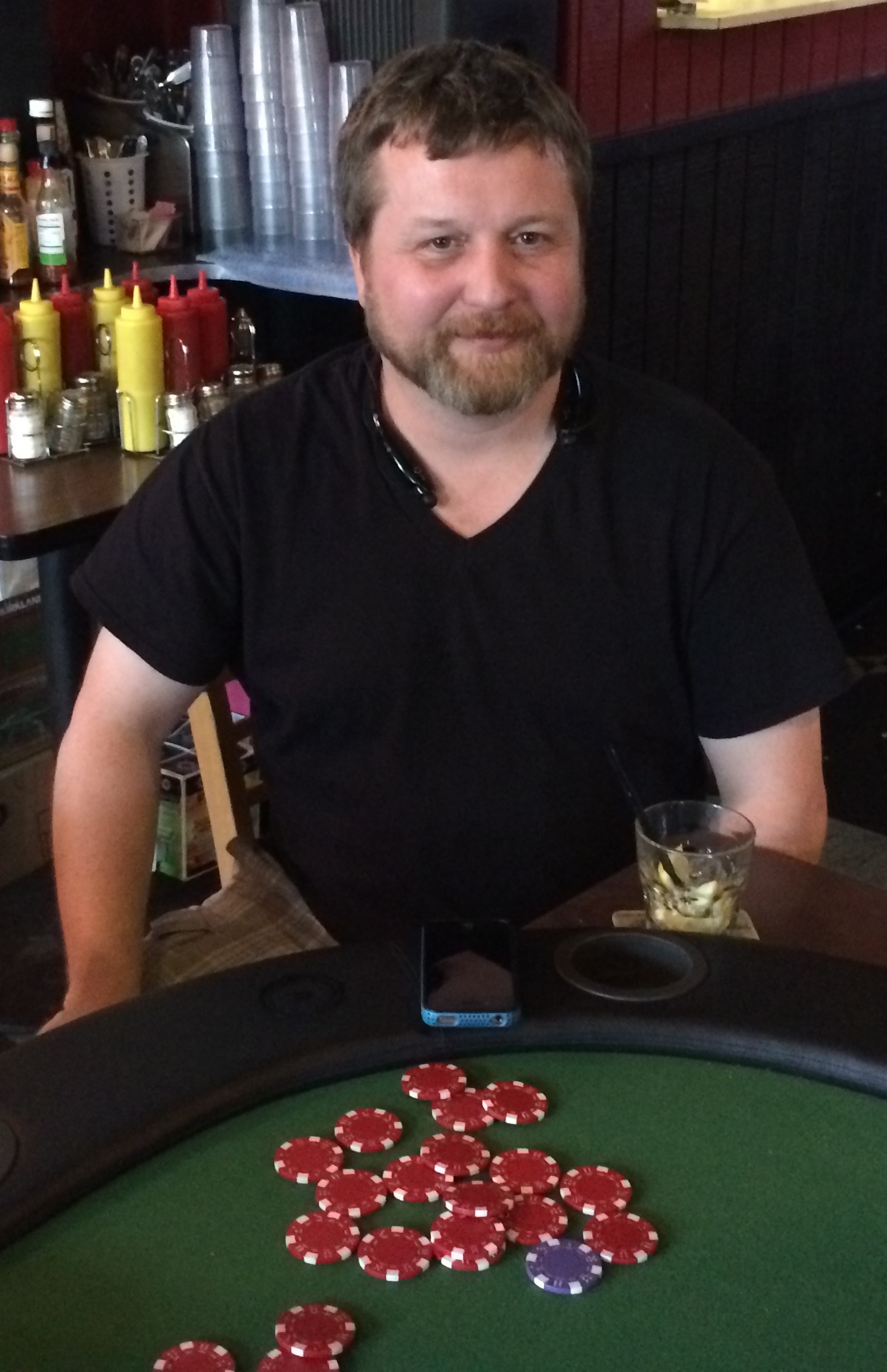 Marcus at the August monthly tournament